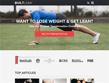 Tablet Screenshot of builtlean.com